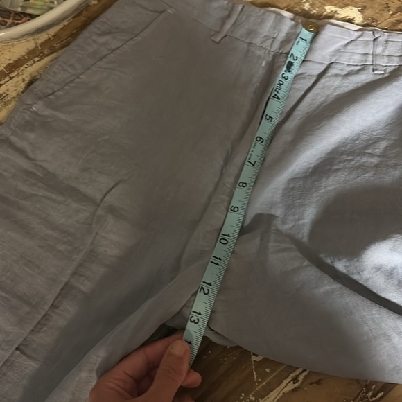 Mes Demoiselles Linen Light Gray Men's Chinos - Picture 10 of 11